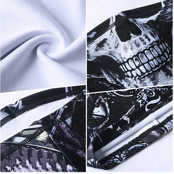 Winter Fleece Neck Gaiter Half Face Mask Ski Motorcycle Cycling Scarf Bandana US - Picture 2 of 4